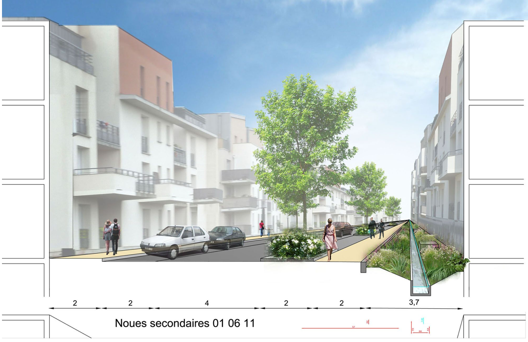 rue projet programme immobilier neuf de la Remise à Voisins le Bretonneux